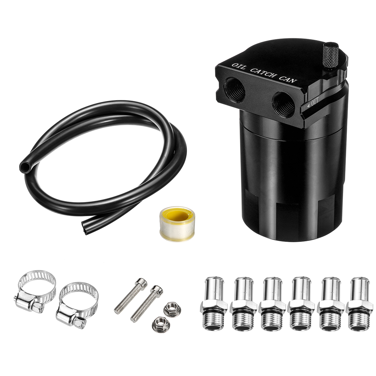 Universal-03L-300ML-Oil--Fuel-Catch-Can-Breather-Baffled-Aluminum-Reservoir-Tank-1633710