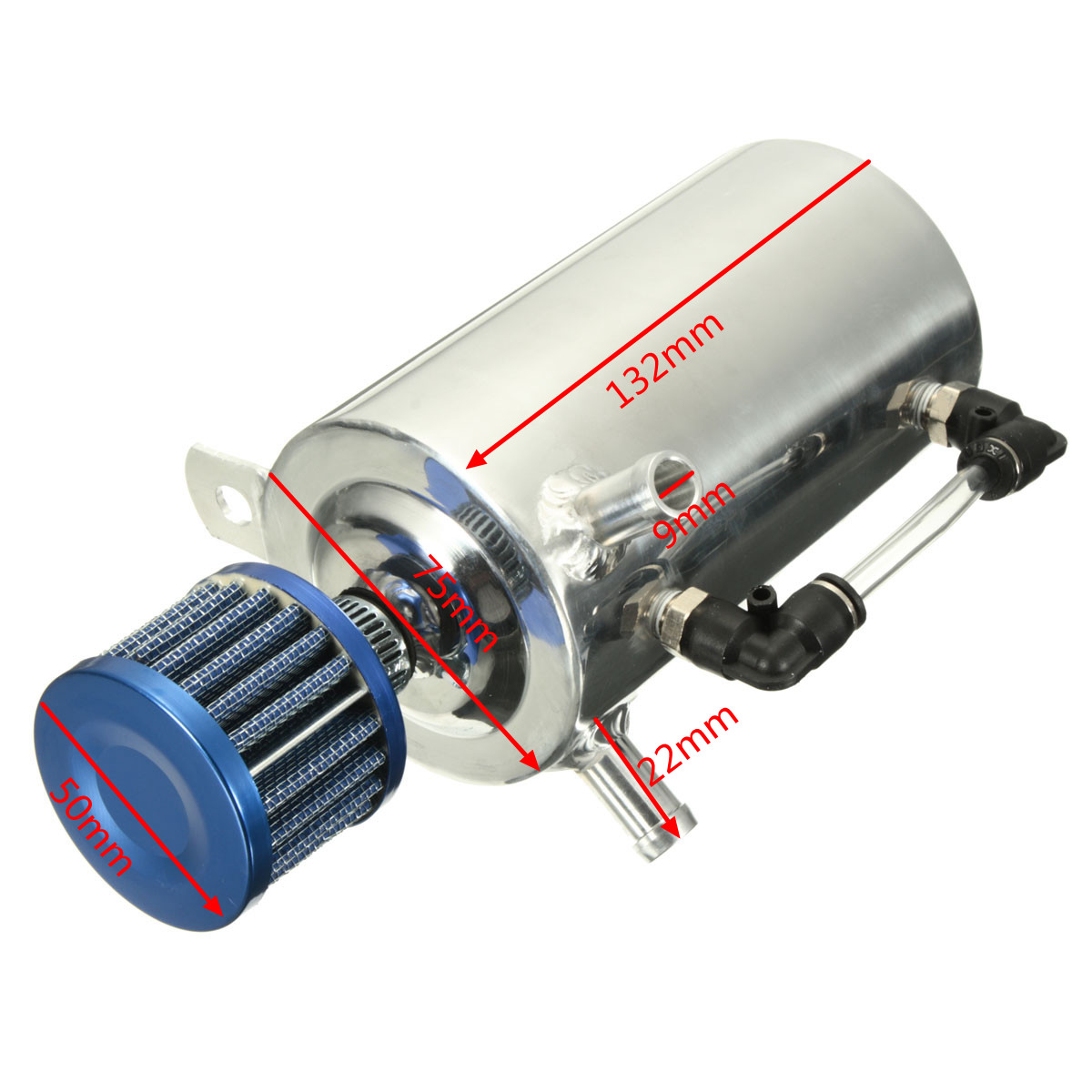 Universal-05L-Car-Oil-Catch-Tank-Can-Silver-Aluminum-Alloy-With-Breather-Filter-Round-1710042