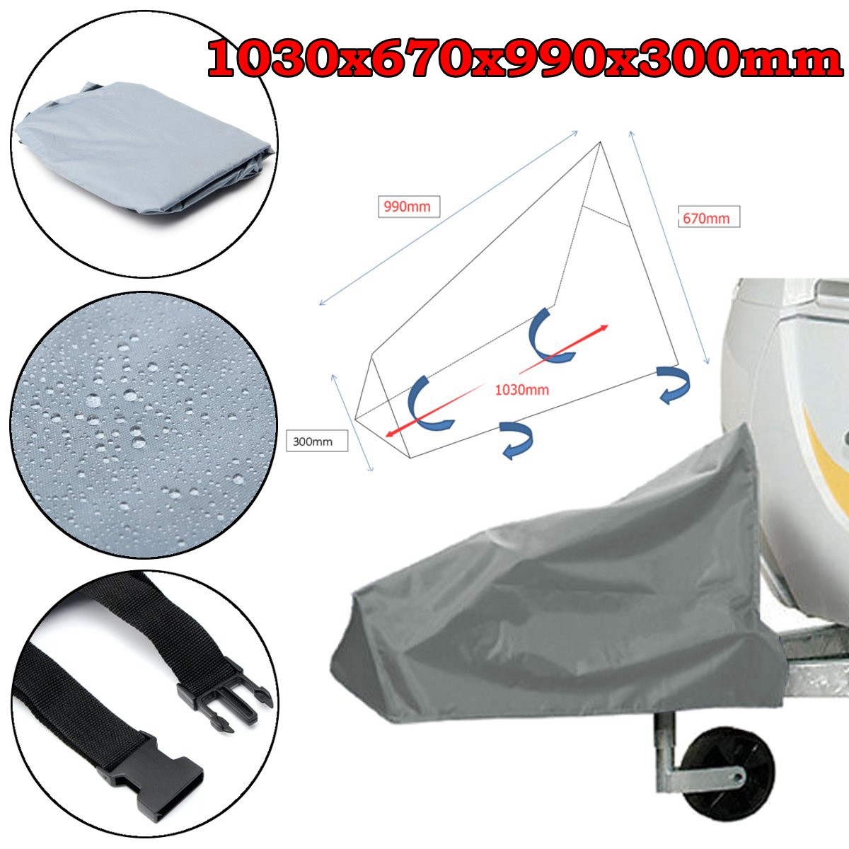 Universal-Caravan-Hitch-Cover-Grey-Trailer-Tow-Ball-Coupling-Lock-Cover-1114362