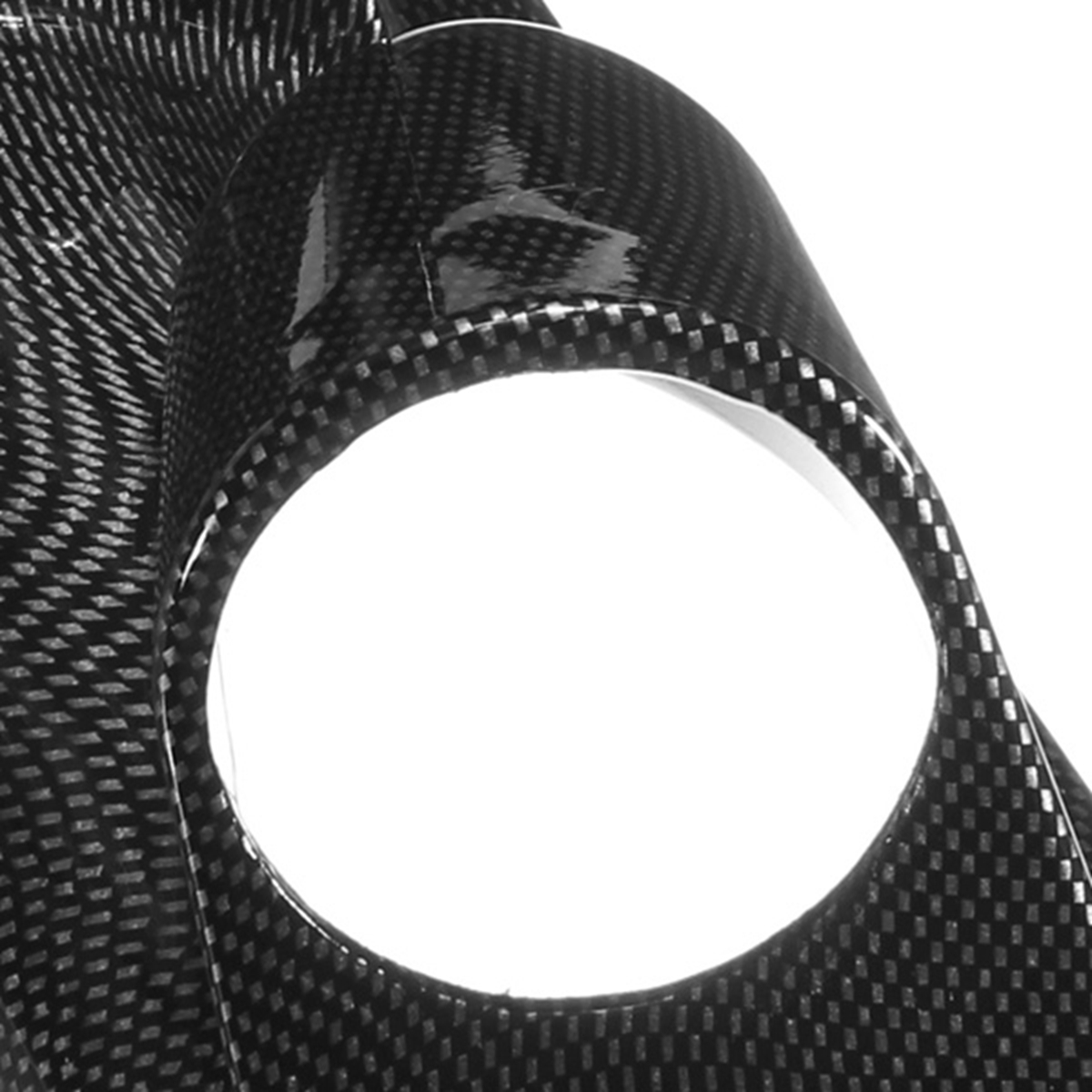 Universal-Carbon-Fiber-Color-52mm-Car-Gauge-Pillar-Triple-3-Hole-Mount-Holder-914090