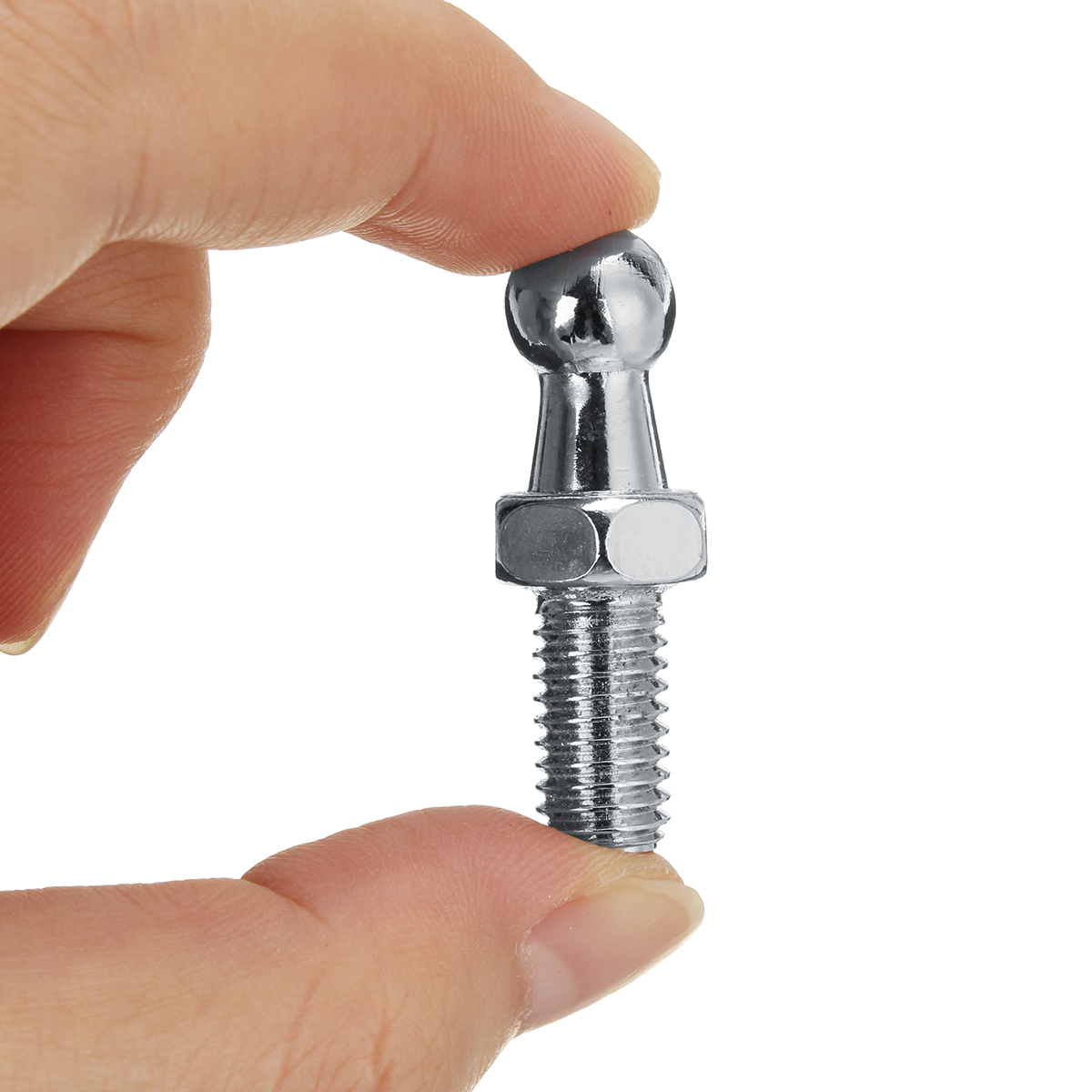 Universal-Silver-2pcs-Boot-Bonnet-Gas-Strut-End-Fitting-10mm-M8-Ball-Pin-Joint-Valve-Spring-1351248