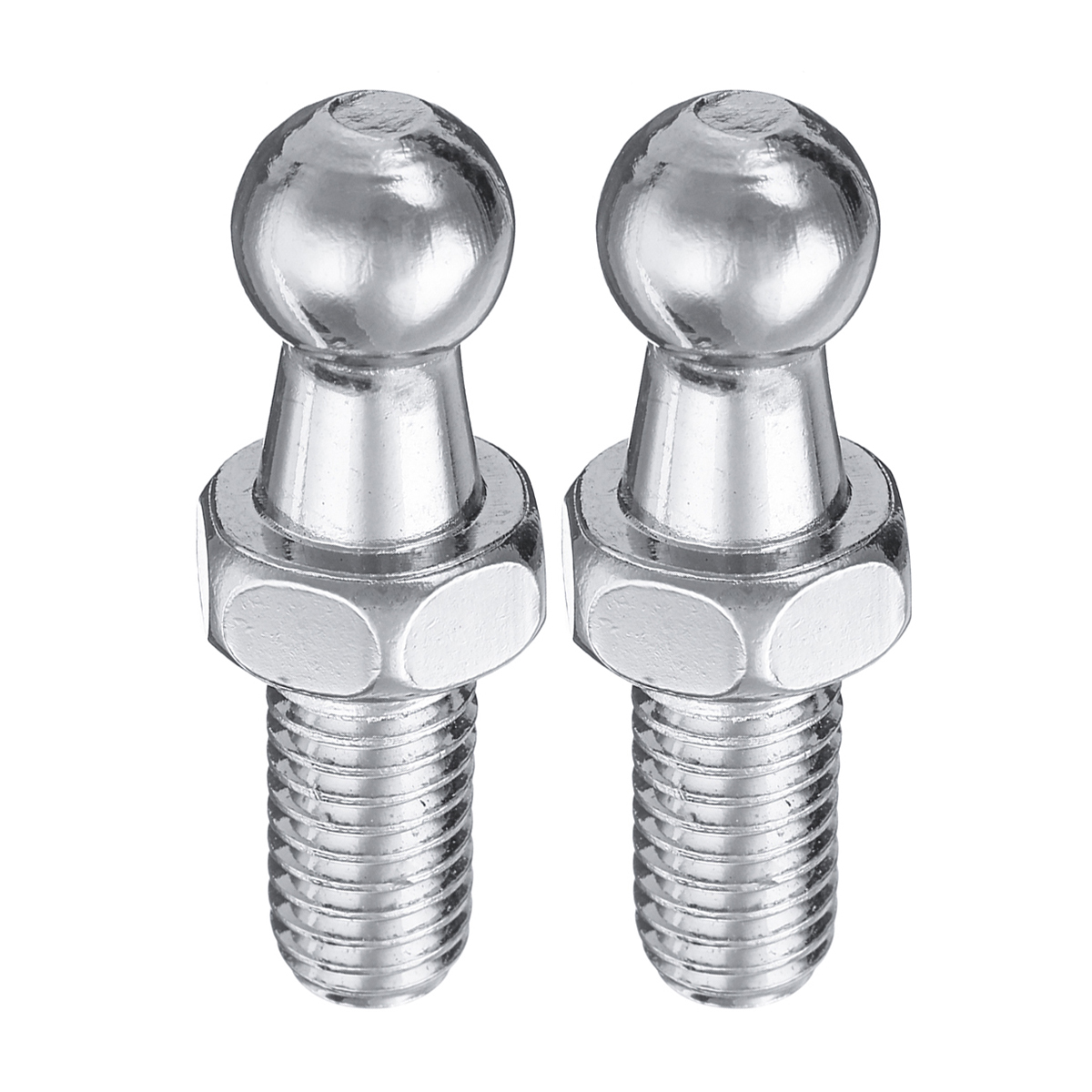 Universal-Silver-2pcs-Boot-Bonnet-Gas-Strut-End-Fitting-10mm-M8-Ball-Pin-Joint-Valve-Spring-1351248