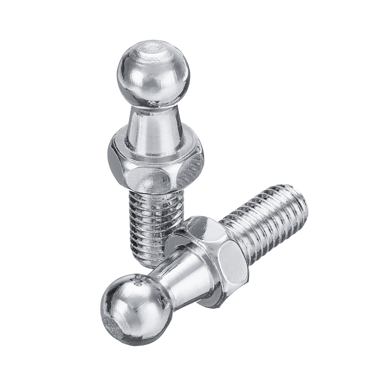 Universal-Silver-2pcs-Boot-Bonnet-Gas-Strut-End-Fitting-10mm-M8-Ball-Pin-Joint-Valve-Spring-1351248
