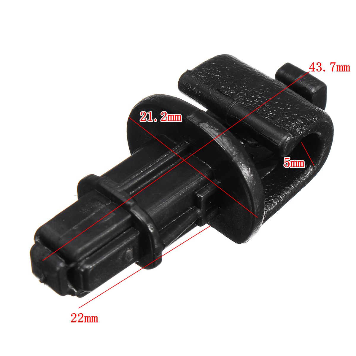 Car-Door-Sun-Shade-Hook-Clip-Kit-Black-Car-Fastener-Clip-1396185