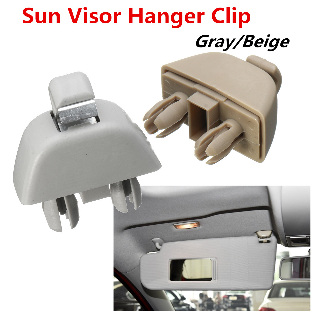 Sun-Visor-Hanger-Clip-6R0857561Y20-for-VW-for-Skoda-for-Seat-1656711