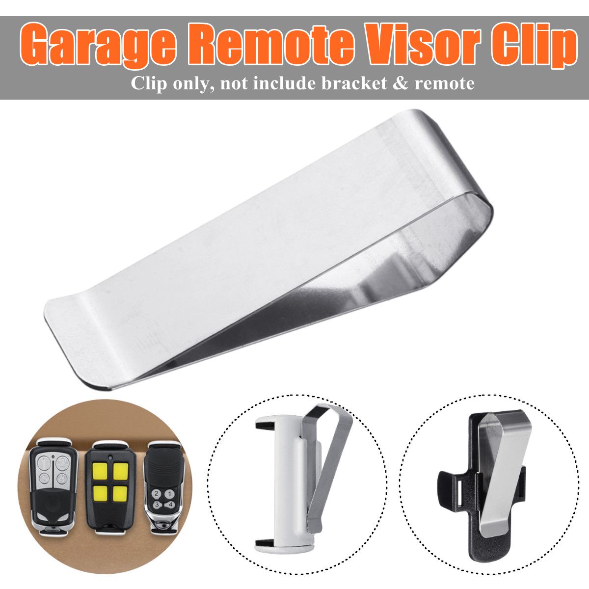 Universal-Garage-Door-Opener-Remote-Key-Mount-Sun-Visor-Clip-for-Chamberlain-Craftsman-Genie-LiftMas-1638772