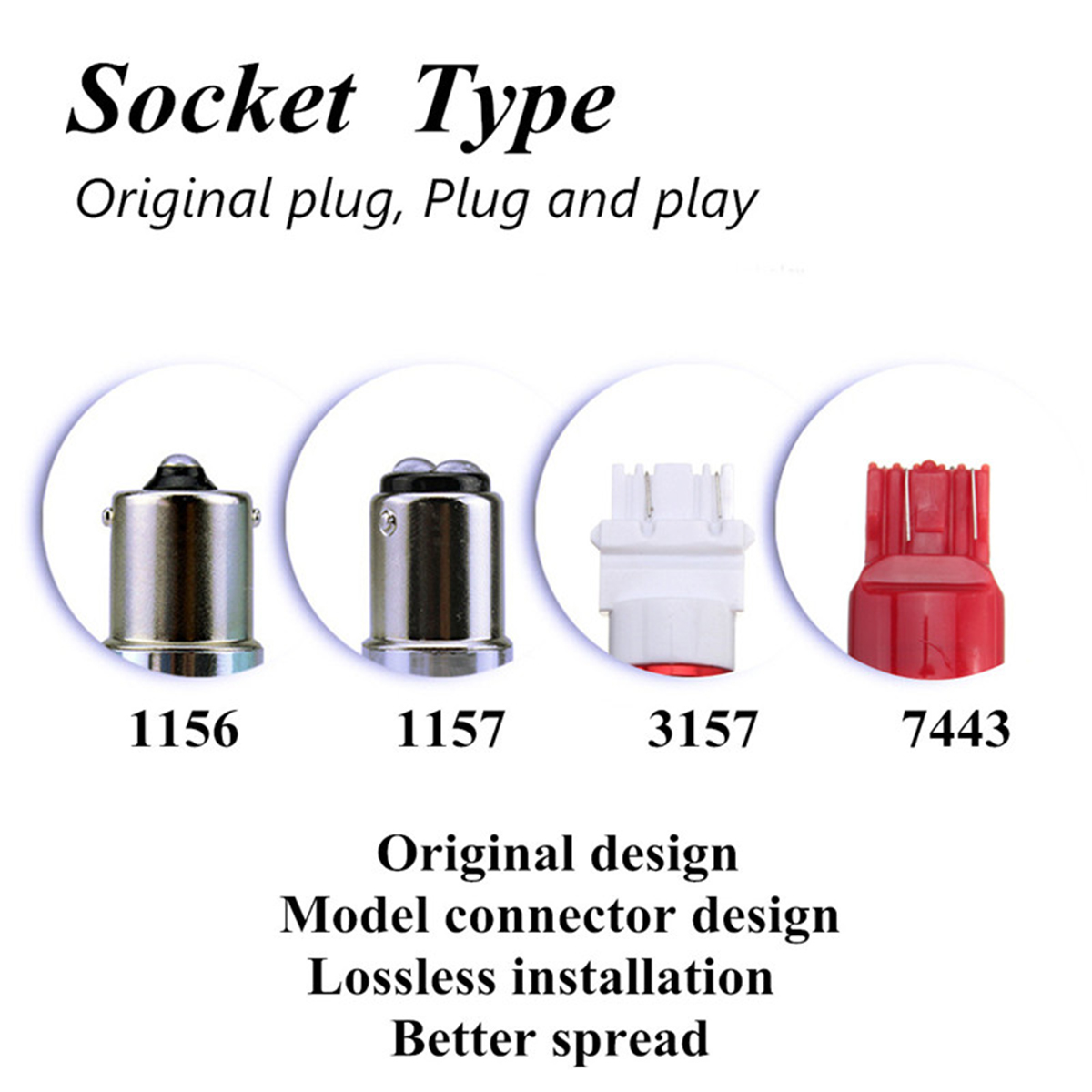 1156-1157-7443-3157-LED-Car-Reverse-Brake-Backup-Light-Turn-Signal-Bulb-16W-60LM-Red-Color-1717064