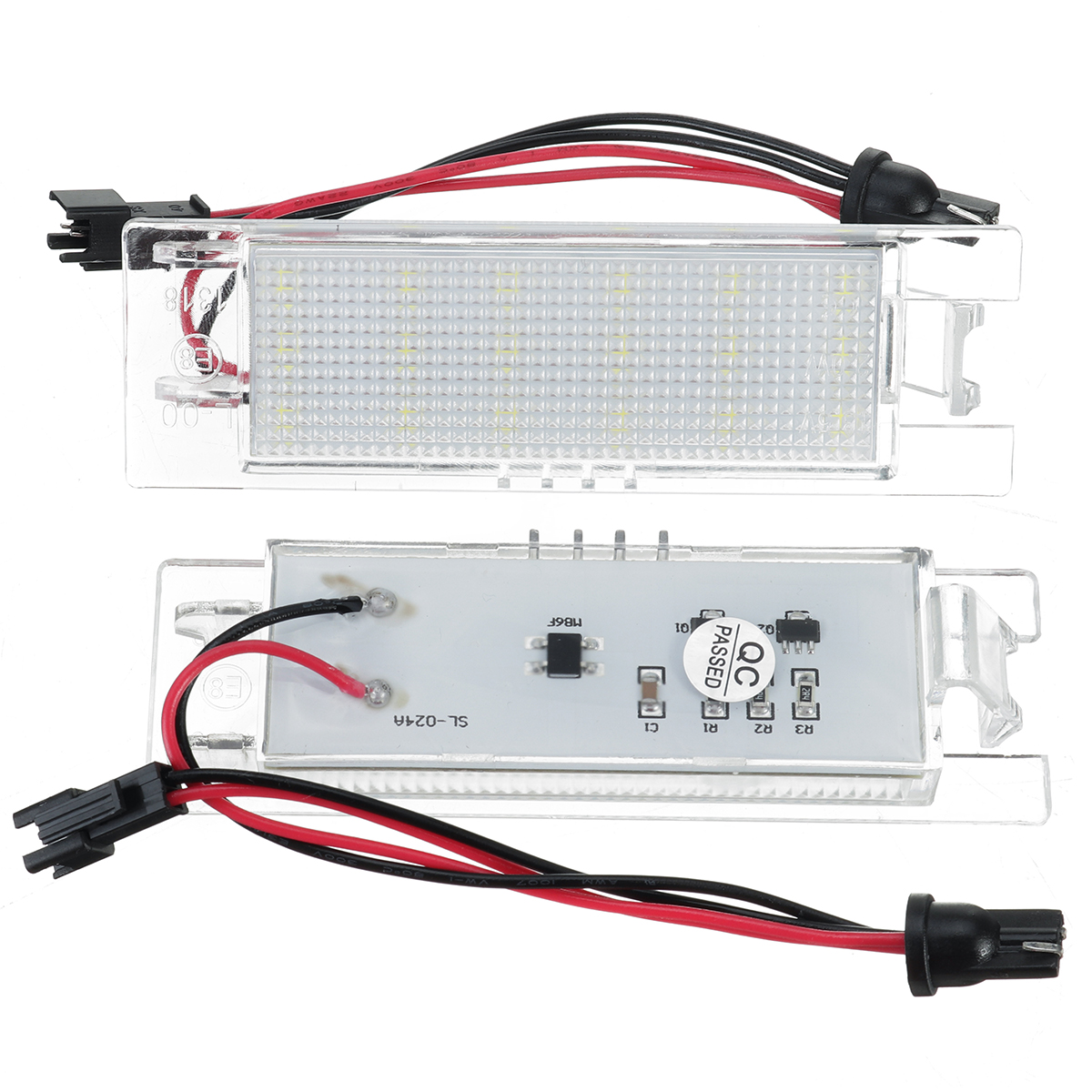 12V-4W-18LED-Canbus-License-Number-Plate-Light-6500K-White-For-Alfa-Romeo-147-156-159-166-Brera-MiTo-1798413
