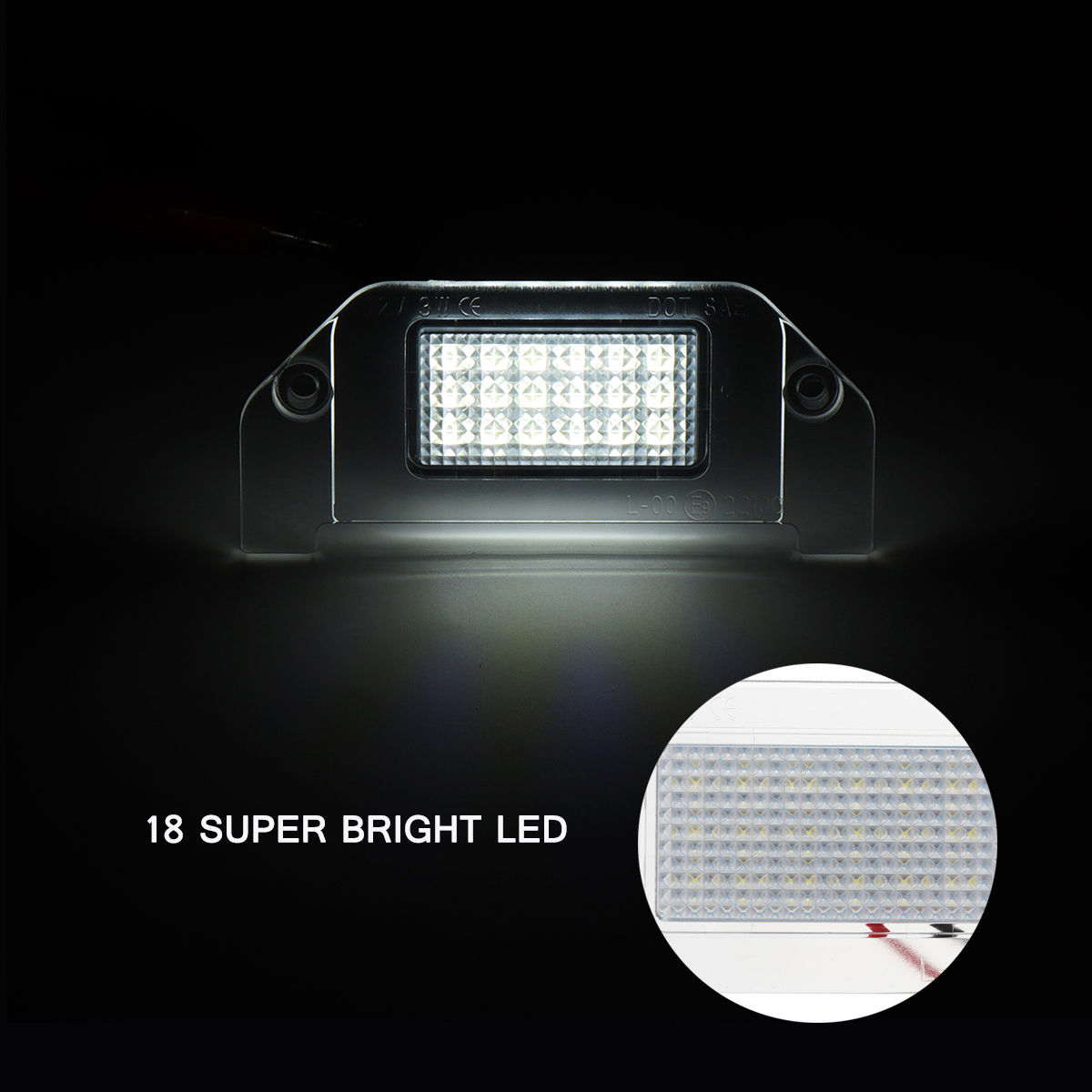 18-LED-Car-License-Plate-Light-Lamp-for-Dodge-Charger-Avenger-Magnum-Challenger-Dart-1417409
