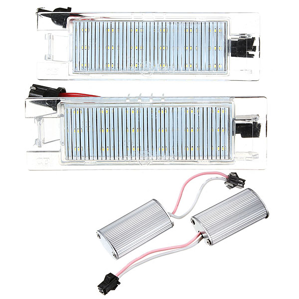 18-LED-License-Number-Plate-Light-For-Vauxhall-Opel-Corsa-918596