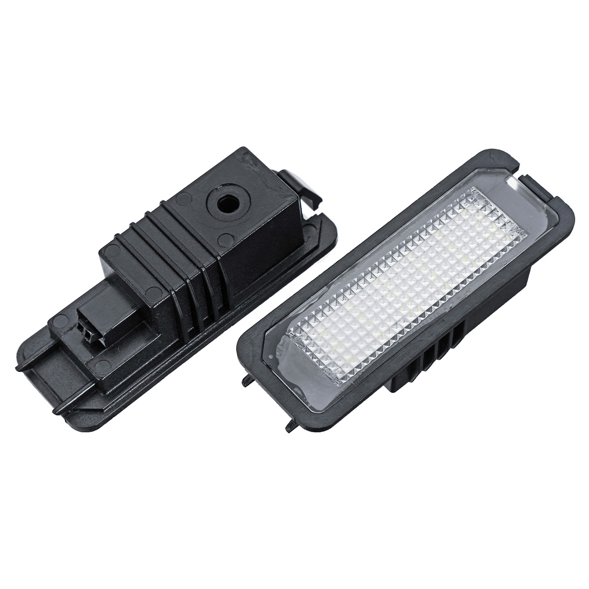 18-LEDs-License-Number-Plate-Lights-White-CAN-bus-Error-Free-Pair-for-VW-Golf-EOS-Passat-Polo-CC-969664