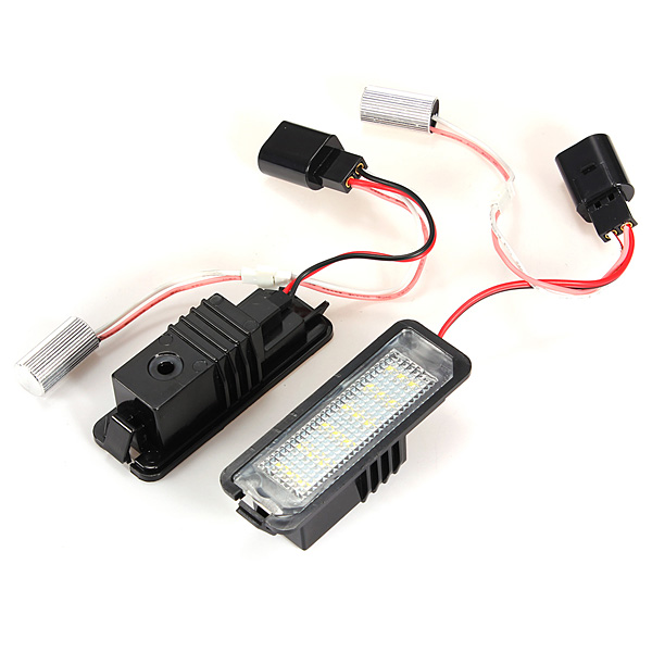 18-SMD-LED-License-Number-Plate-Light-for-VW-Golf-Mk4-MK5-Passat-Polo-910219