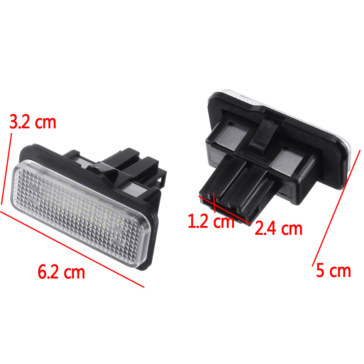 18LED-Number-License-Plate-Light-Lamp-For-Mercedes-Benz-W2035D-W211-W219-6500k-2PCS-1707889