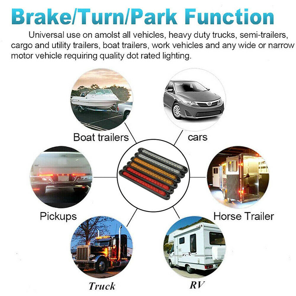 1PC6PCS-15LED-Tail-Light-Car-Truck-Trailer-Stop-Rear-Reverse-Turn-Indicator-Lamp-1787514
