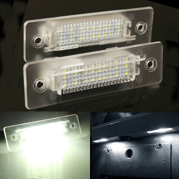 2-X-White-LED-Number-License-Plate-Light-Lamp-For-Porsche-911-Carrera-E-marked-984291