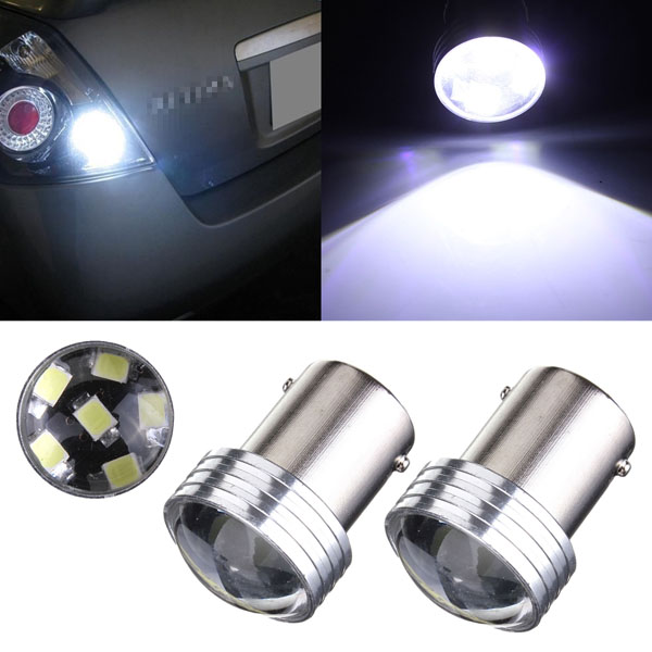2-x-HID-White-1156-P21W-6-2835SMD-LED-Projector-Backup-Reverse-bulbs-964704