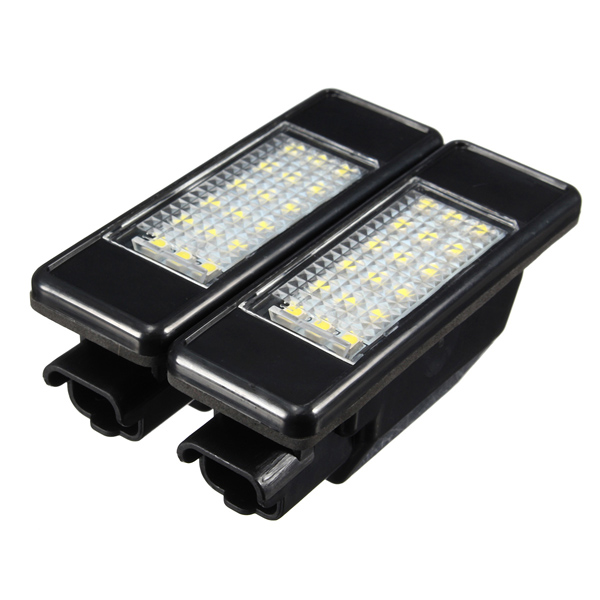 2-x-LED-SMD-License-Plate-Light-For-Peugeot-106-207-307-308-406-407-508-White-1022909