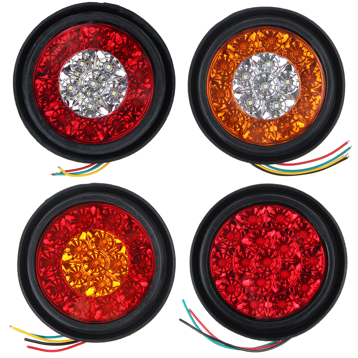 24V-16LEDs-Car-Turn-Signal-Light-Brake-Stop-Tail-Lamp-Waterproof-Round-For-Truck-Trailer-Lorry-1613770