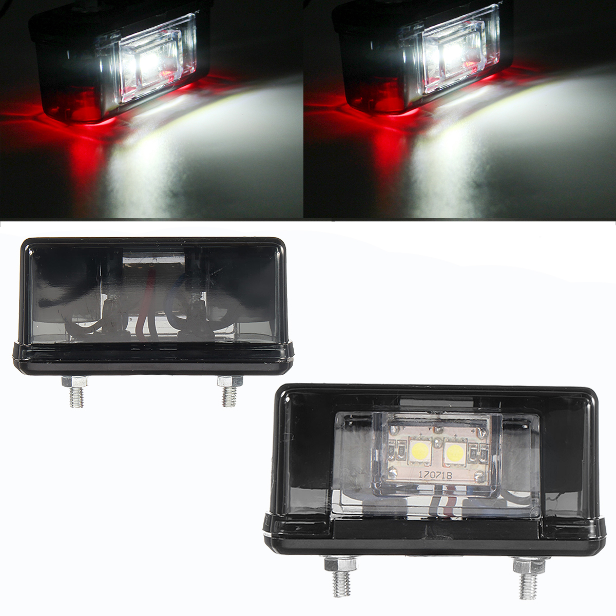 24V-4-SMD-Black-Car-Rear-Number-License-Plate-Lights-Lamp-for-Truck-Trailer-Lorry-1309088