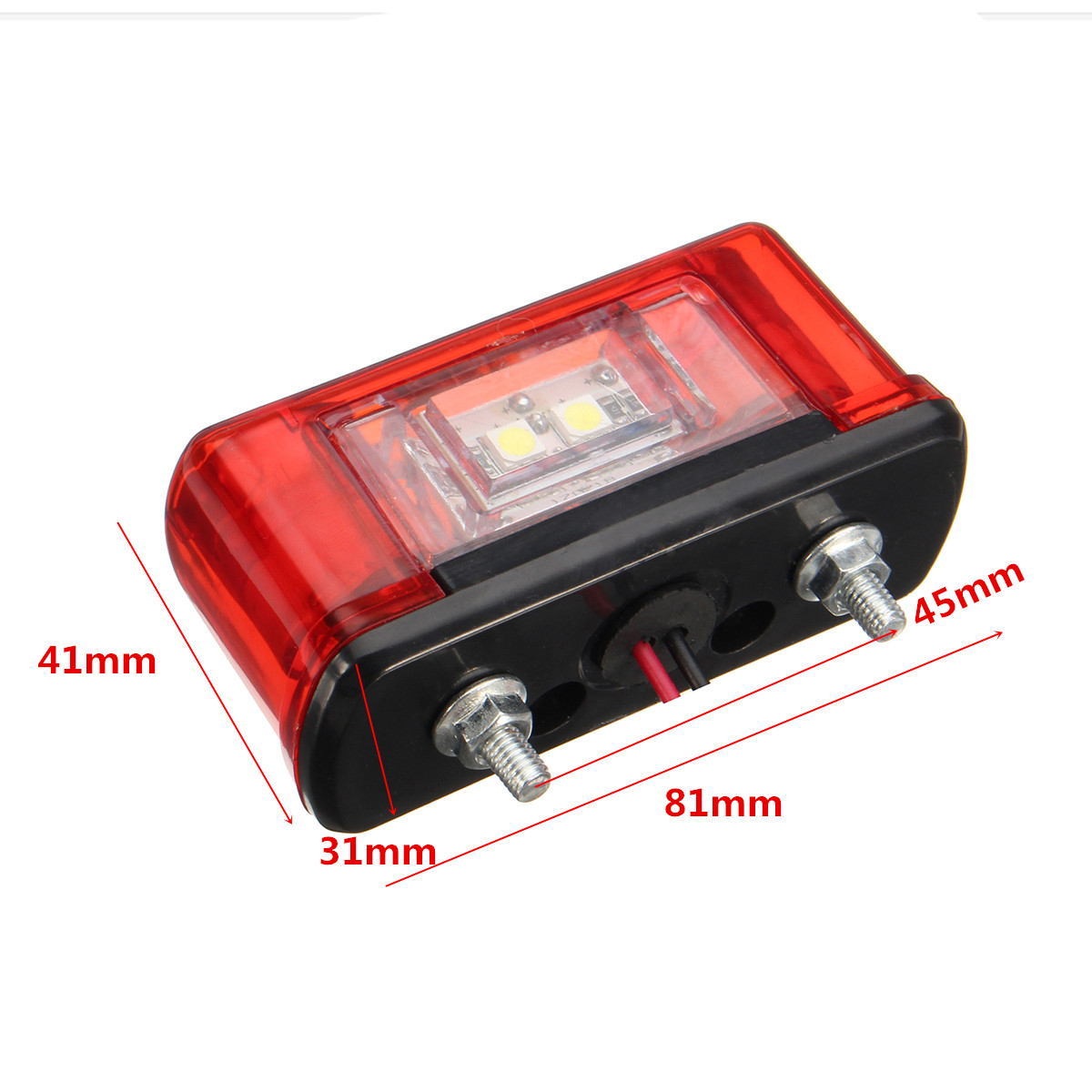 24V-4-SMD-Red-Car-Rear-Number-License-Plate-Lights-Lamp-for-Truck-Trailer-Lorry-1308576