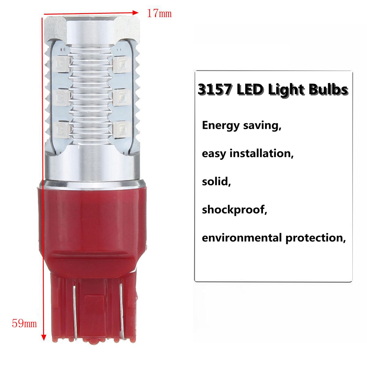 2PCS-3157-LED-Flashing-Strobe-Light-Bulb-Red-Rear-Alert-Safety-Brake-Tail-Stop-Lights-Bulb-1275911