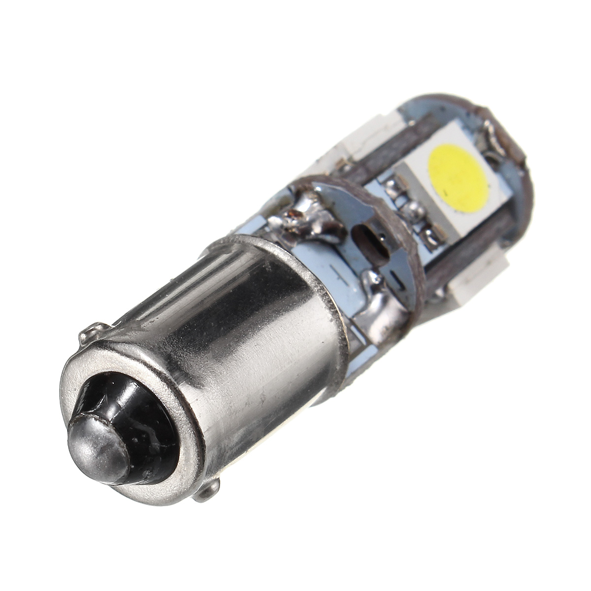 2PCS-BAX9S-H6W-5-SMD-LED-Side-Marker-Lights-Tail-Parking-Interior-Bulbs-Canbus-Error-Free-12V-6000K--1611239