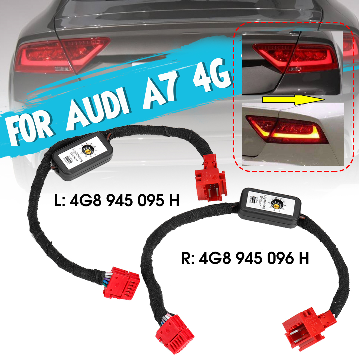 2PCS-Dynamic-Semi-Turn-Signal-Indicator-LED-Taillight-Add-on-Control-Module-For-Audi-A7-4G-2015-2019-1659701