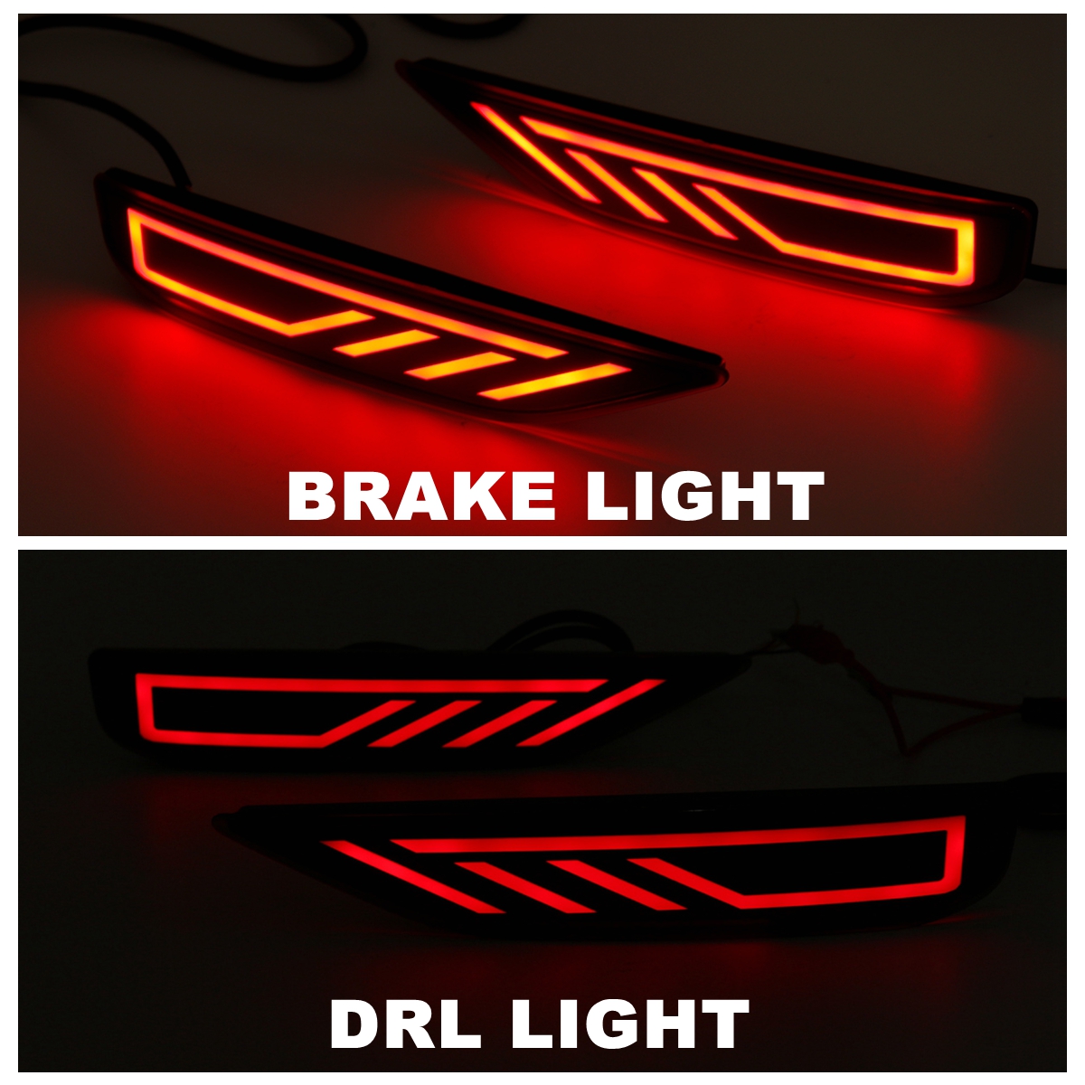 2PCS-LED-Brake-Light-Rear-Bumper-DRL-Lamp-12V-For-Mitsubishi-Xpander-2017-2019-1814164