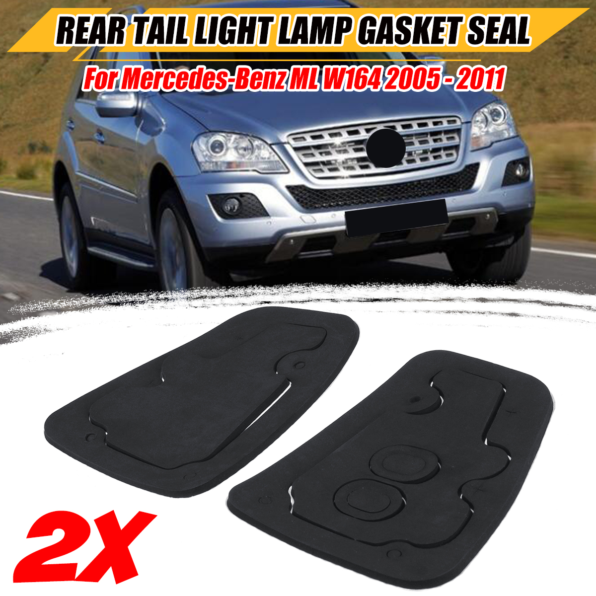2PCS-Rear-Brake-Light-Tail-Lamp-Gasket-Seal-For-Mercedes-ML-W164-2005-2011-1789094