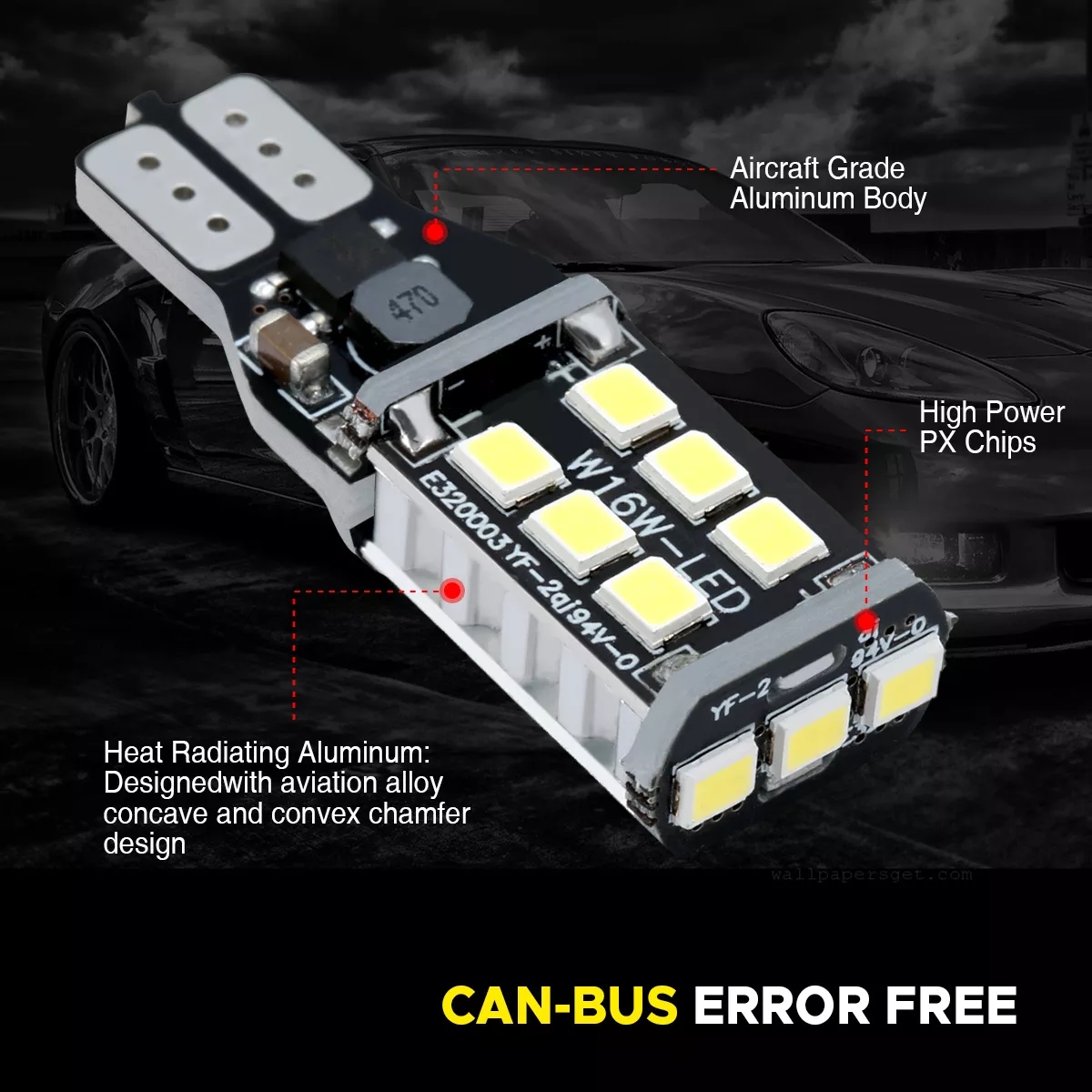 2PCS-T15-W16W-Car-LED-Backup-Reverse-Lights-Bulb-CANBUS-Error-Free-72W-1200LM-White-1566373