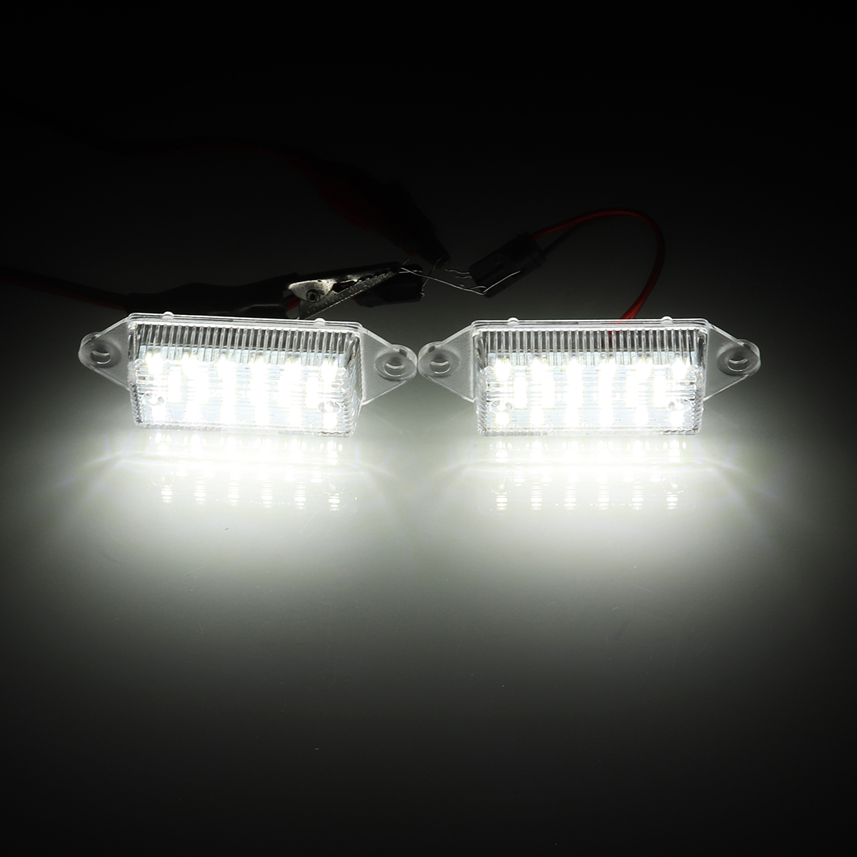 2Pcs-3W-18-SMD-LED-License-Plate-Lights-Lamp-Error-Free-6000K-White-for-Mitsubishi-Lancer-03-17-1374668