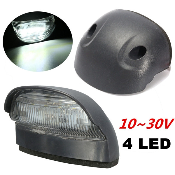 2W-10-30V-4LED-Trailer-License-Plate-Light-for-Truck-Lorry-Caravan-White-1102645