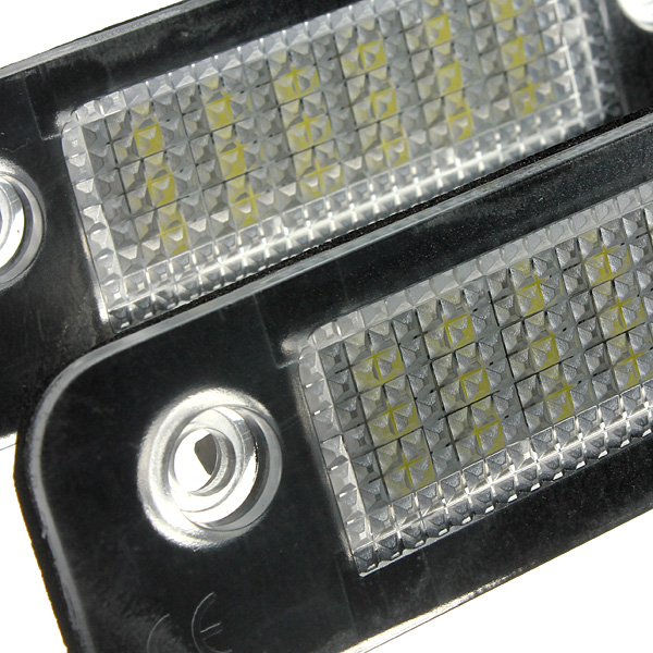 2x-12V-18LEDs-License-Number-Plate-Lamps-Light-for-Ford-Mondeo-MK2-915747