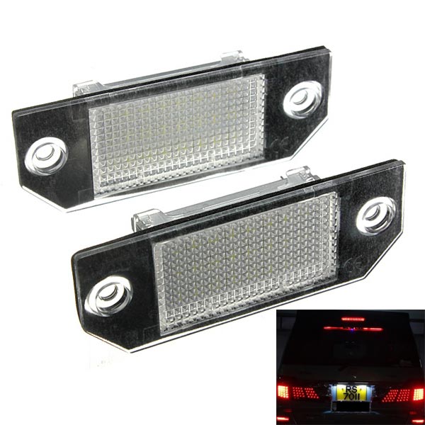 2x-24LEDs-License-Number-Plate-Light-Lamps-for-Ford-Focus-C-MAX-03-07-915646