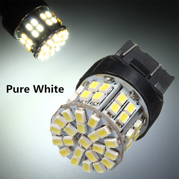 3W-T20-7443-1206-W215W-LED-Brake-Light-50SMD-Car-Stop-Parking-Lamp-Bulb-White-1099463
