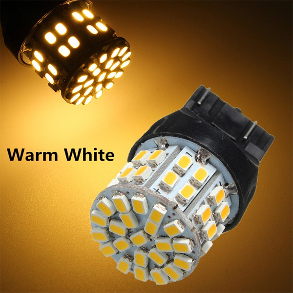 3W-T20-7443-1206-W215W-LED-Brake-Light-50SMD-Car-Stop-Parking-Lamp-Bulb-White-1099463