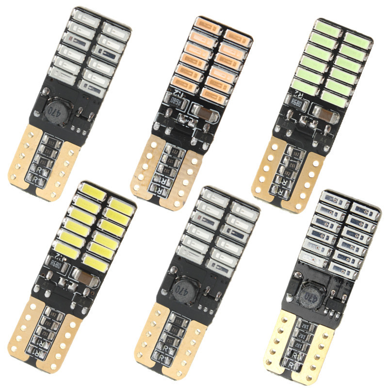 3W-W5W-501-T10-4014SMD-24-LED-Canbus-Error-Free-License-Side-Interior-Light-Bulb-1019704