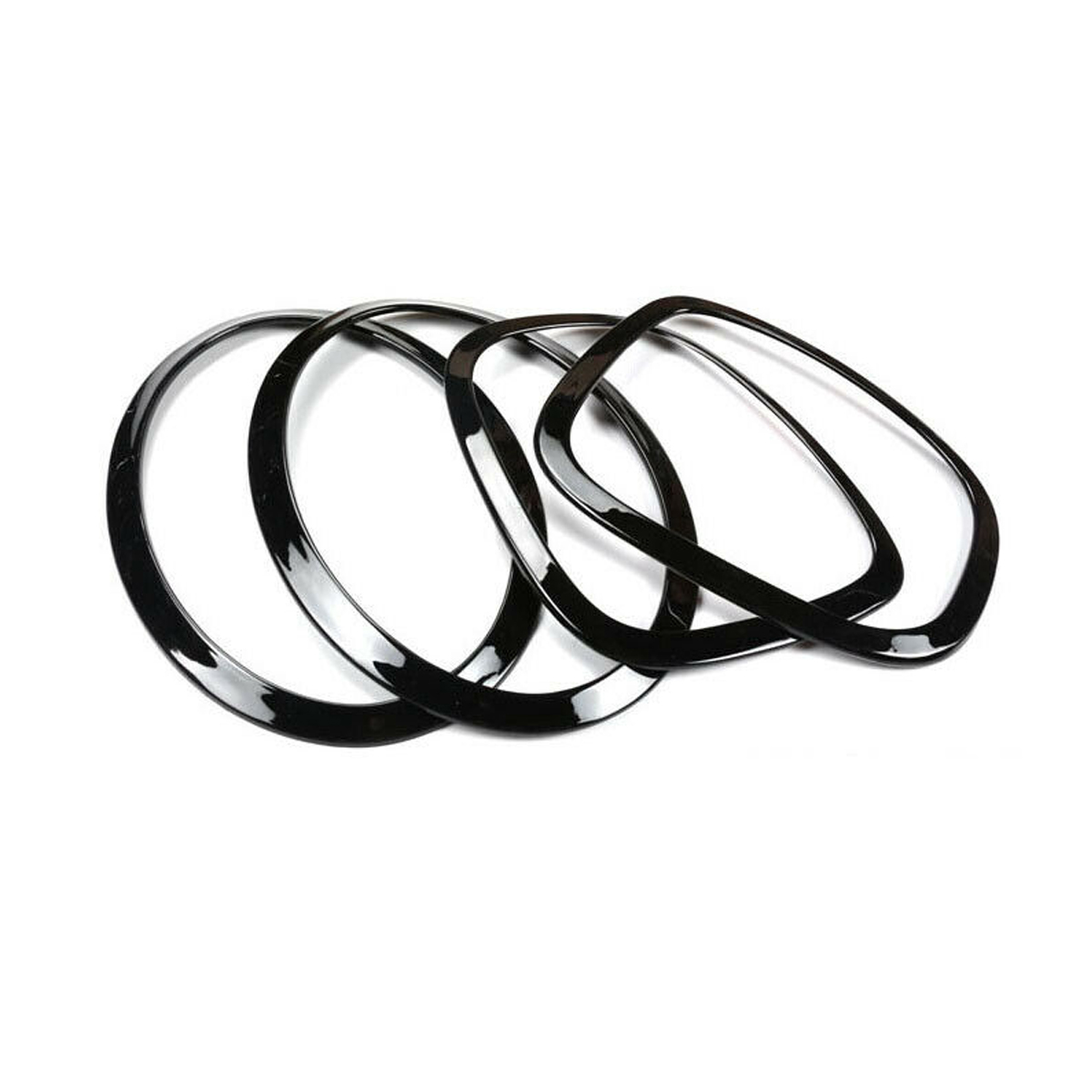 4PCS-Black-Headlight-Backlight-Frame-Head-Tail-Rear-Lamps-Trim-Ring-For-Mini-Cooper-One-JCW-F55-F56-1659939