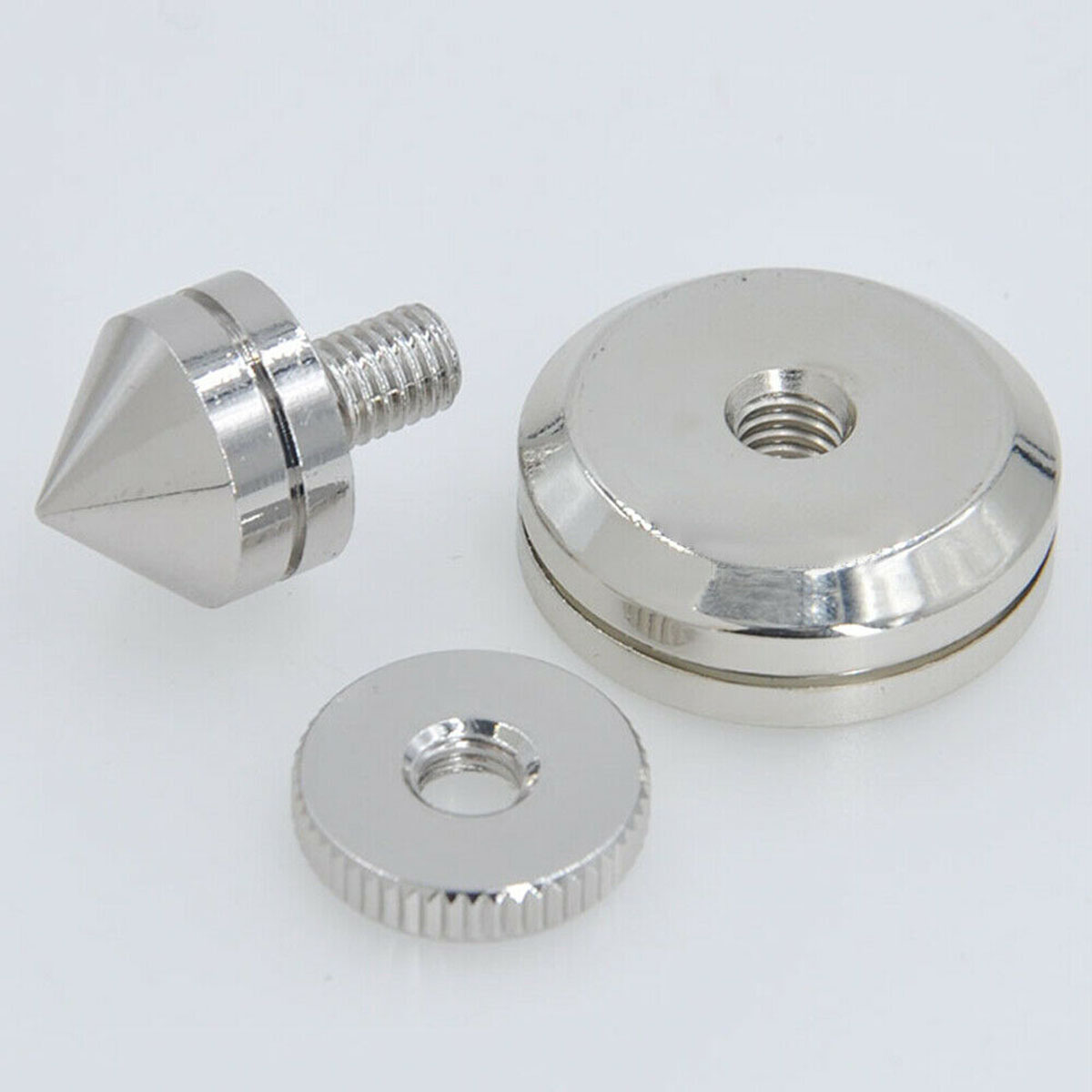 4pcs-Brass-Shock-Absorber-Speaker-Spike--Pad-Base-Amplifier-Isolation-Cone-Stand-Feet-1613292
