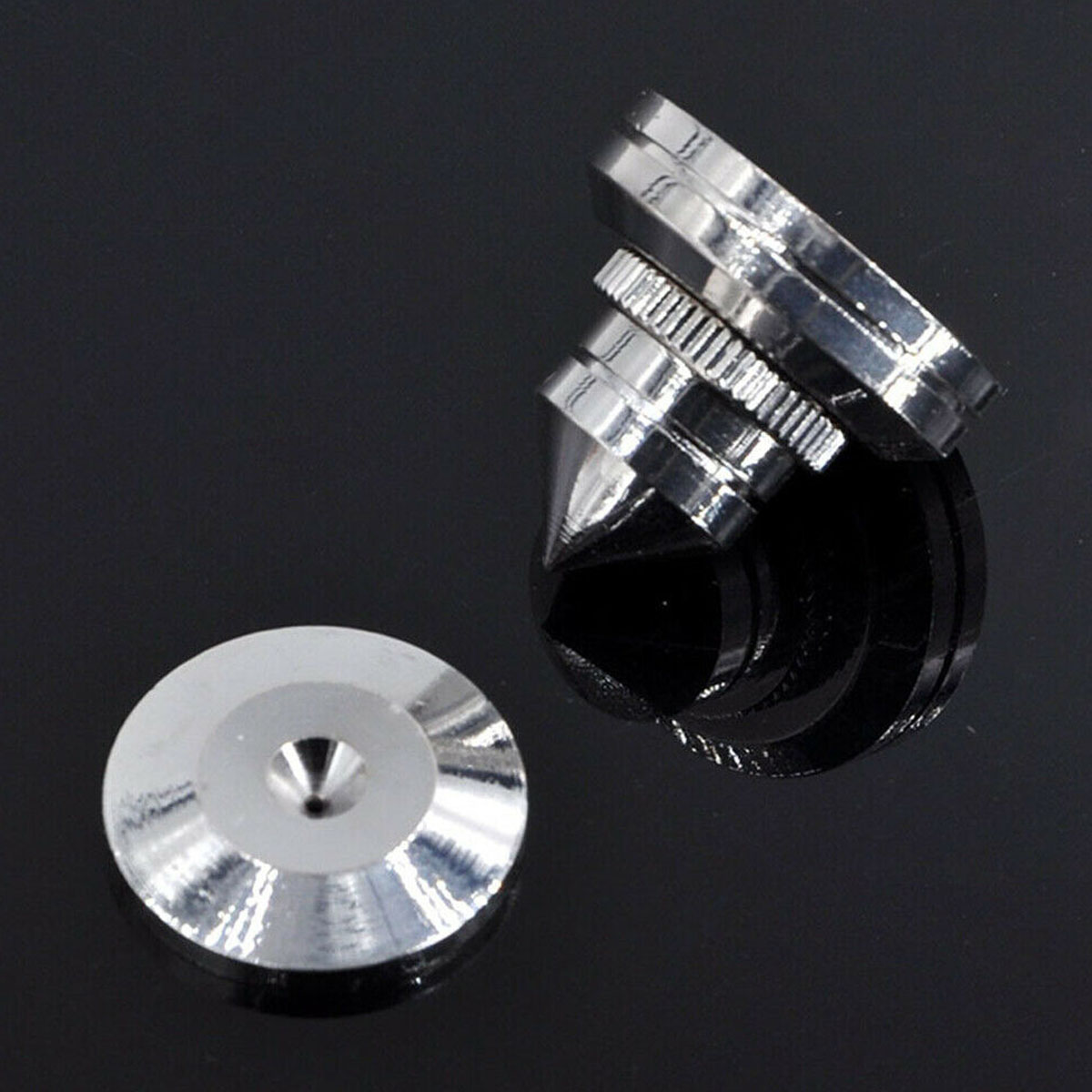 4pcs-Brass-Shock-Absorber-Speaker-Spike--Pad-Base-Amplifier-Isolation-Cone-Stand-Feet-1613292