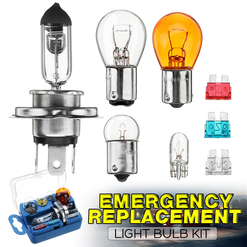 8Pcs-H4-H7-H1-1156-1157-G18-Car-Fuse-Replacement-Light-Bulb-Kit-Halogen-Lamp-Universal-1339261