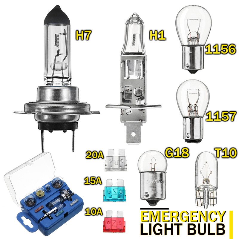 9Pcs-H4-H7-H1-1156-1157-G18-Car-Fuse-Replacement-Light-Bulb-Kit-Halogen-Lamp-Universal-1339260