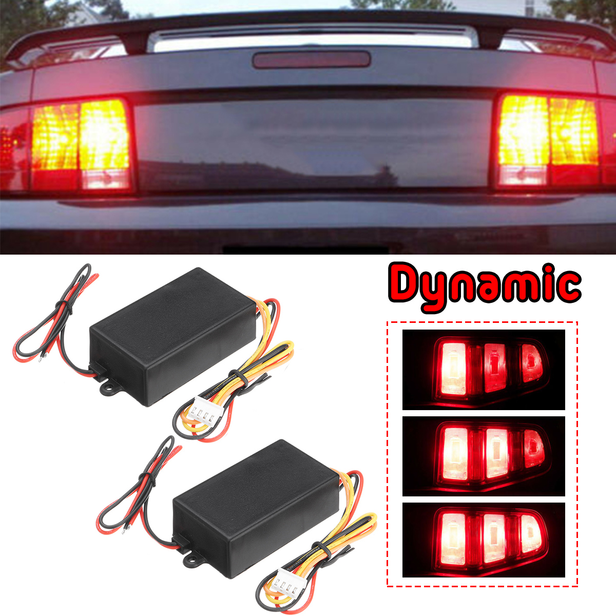 A-Pair-Common-Module-Boxes-w3-Step-Sequential-Flash-Fits-Turn-Signal-Lights-1534693