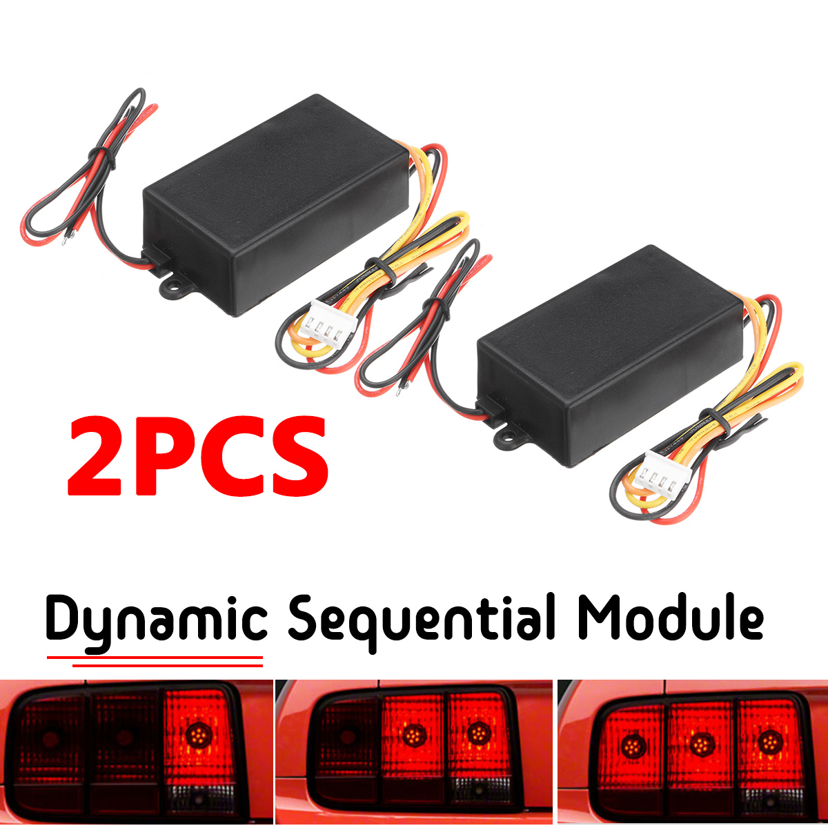 A-Pair-Common-Module-Boxes-w3-Step-Sequential-Flash-Fits-Turn-Signal-Lights-1534693