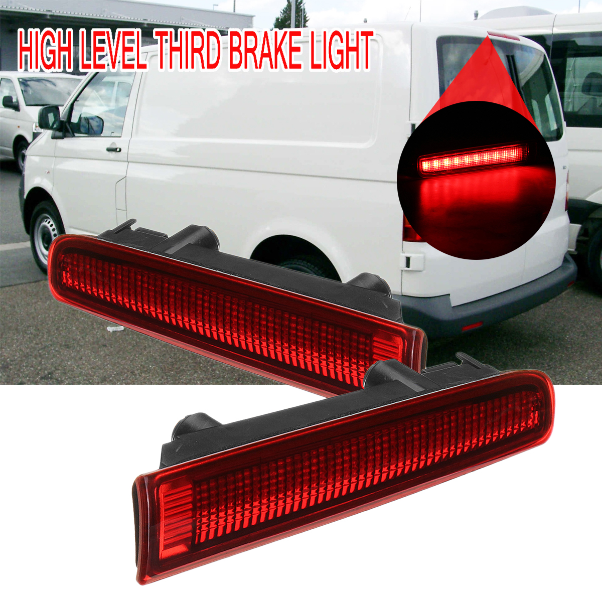 Barn-Door-LED-High-Mount-Stop-Lamp-3rd-Third-Brake-Light-Red-for-VW-T5-T6-2003-2016-7E0945097E-7E094-1466121