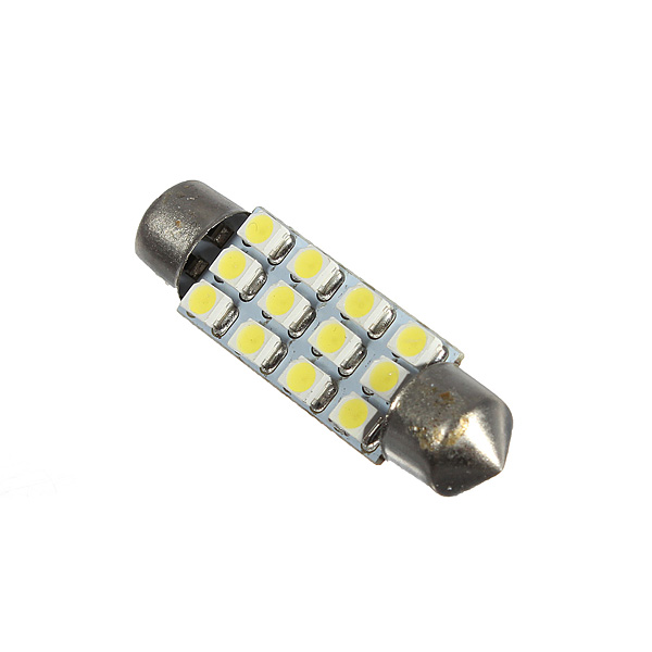 Car-Dome-12-LED-1210-3528-SMD-Light-Lamp-Bulb-Interior-White-910555