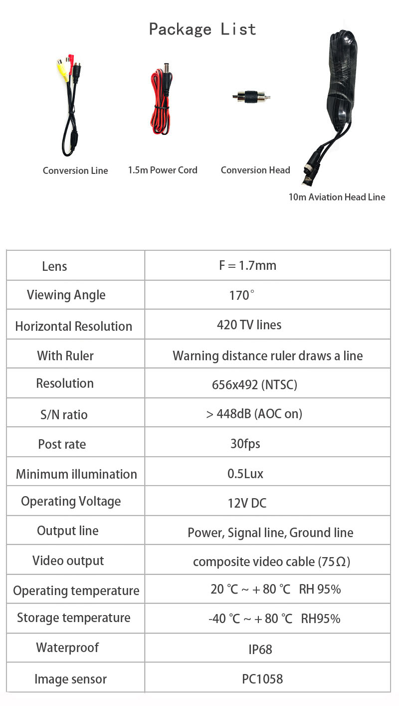 Car-High-Mount-Third-Brake-Stop-Light-Rear-Camera-HD-Night-Vision-170-Degree-Wide-View-Angle-Lens-fo-1637389