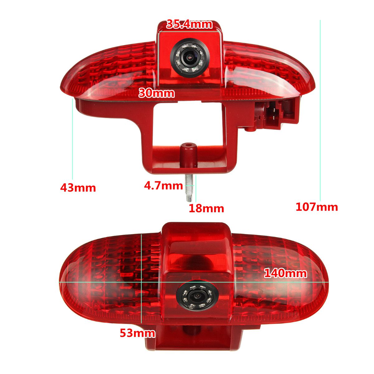 Car-LED-High-Mount-Stop-Lamp-3RD-Brake-Light-with-Rear-View-Camera-for-Renault-Trafic-2001-2014-Euro-1469529