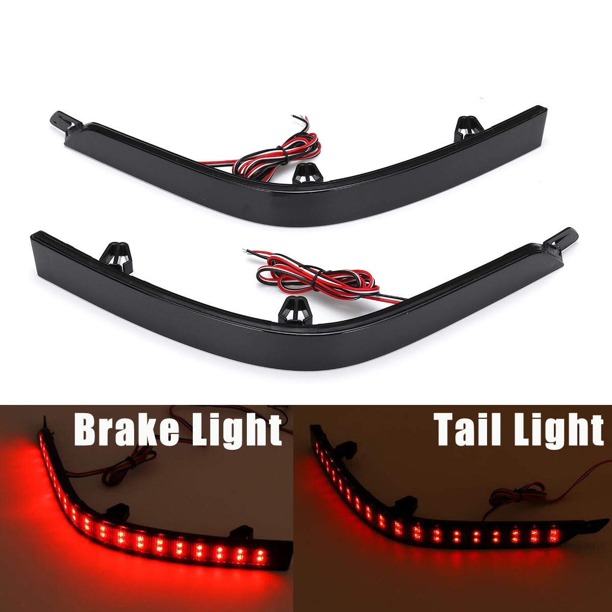 Car-LED-Rear-Bumper-Reflector-Lights-Tail-Brake-Lamps-For-VW-T6-Tranporter-Multivan-1602095