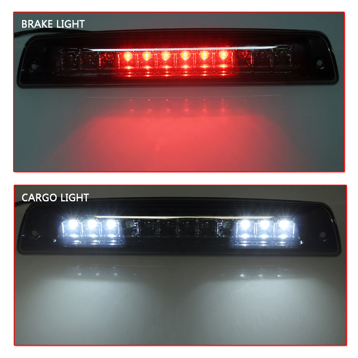 Car-LED-Rear-Third-Brake-Lights-Black-Tail-Lamp-for-DODGE-RAM-1500-2500-3500-Pickup-1994-01-1337128
